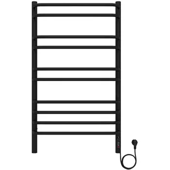 Полотенцесушитель электрический Акватек Пандора П10 AQ EL RPC1090BL 500х900 (quick touch), черный муар
