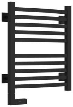Полотенцесушитель электрический Сунержа Аркус 2.0 31-5604-5040 500х400, МЭМ левый, черный матовый