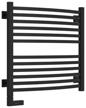 Полотенцесушитель электрический Сунержа Аркус 2.0 31-5604-6060 600х600, МЭМ левый, черный матовый