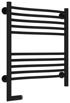 Полотенцесушитель электрический Сунержа Флюид 2.0 31-5220-6050 600х500, МЭМ левый, черный матовый