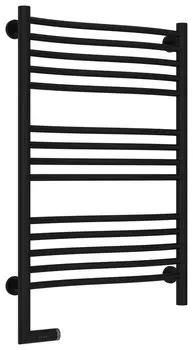 Полотенцесушитель электрический Сунержа Флюид 2.0 31-5220-8050 800х500, МЭМ левый, черный матовый
