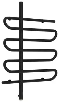 Полотенцесушитель электрический Сунержа Эпатаж 31-0550-8060 800х600 левый, черный матовый