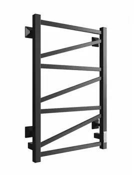 Полотенцесушитель электричсекий Двин Z plaza neo 4657771772672, 80/50 К диммер квадрат черный матовый