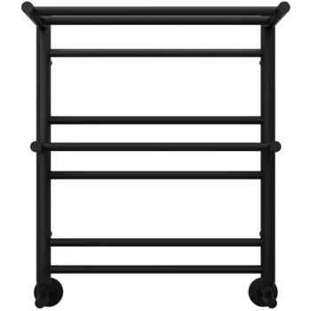 Полотенцесушитель водяной Акватек Альфа П7 AQ RRP0760BL 500х600, черный муар