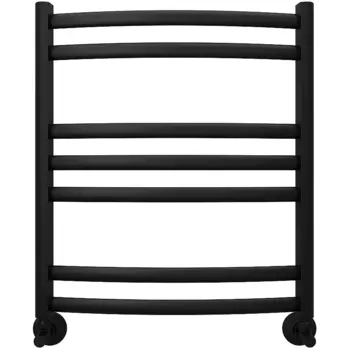 Полотенцесушитель водяной Акватек Лугано П7 AQ DOC0760BL 500х600, черный муар