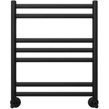 Полотенцесушитель водяной Акватек Оберон П7 AQ RO0760BL 500х600, черный муар