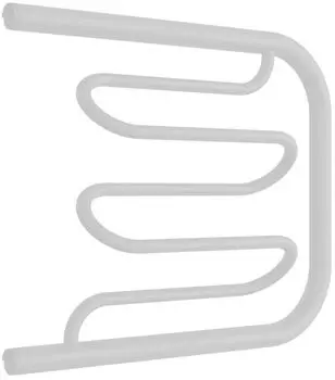 Полотенцесушитель водяной Двин Dw 500х600 4627085930921 без полки 1"-?" К0 белый