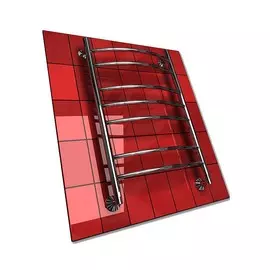Полотенцесушитель водяной Двин R6 600x600 (комплектация 1), хром
