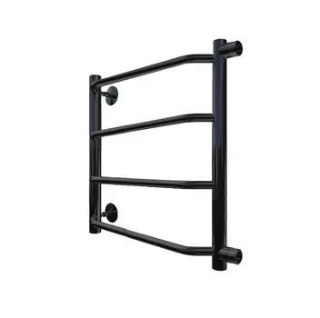 Полотенцесушитель водяной Двин TE 4627169731703 500х500 мм, 1"-1/2" К2 выход 1" черный матовый