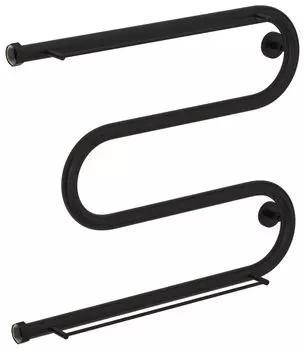 Полотенцесушитель водяной Сунержа 31-0008-5065 500х650 1" змеевик М-образный 2П, нержавеющая сталь, черный матовый