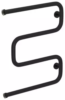 Полотенцесушитель водяной Сунержа 31-0014-6050 600х500 1" Ш-образный, нержавеющая сталь, черный матовый