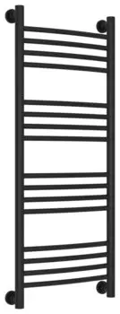 Полотенцесушитель водяной Сунержа Богема+ 31-0221-1040 1000х400 3/4" нержавеющая сталь, универсальное подключение, черный матовый