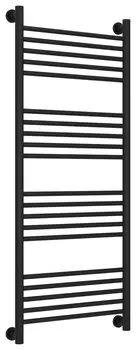 Полотенцесушитель водяной Сунержа Богема+ прямая 31-0220-1250 1200х500 3/4" нержавеющая сталь, универсальное подключение, черный матовый