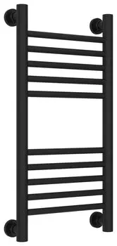 Полотенцесушитель водяной Сунержа Богема+ (прямая) 31-0220-6030 600х300 3/4" универсальное подключение, черный матовый