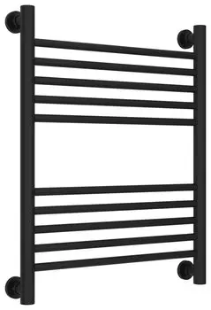 Полотенцесушитель водяной Сунержа Богема+ (прямая) 31-0220-6050 600х500 3/4" универсальное подключение, черный матовый