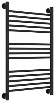 Полотенцесушитель водяной Сунержа Богема+ (прямая) 31-0220-8050 800х500, универсальное подключение, черный матовый