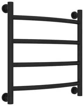 Полотенцесушитель водяной Сунержа Галант+ 31-0200-5050 500х500 нержавеющая сталь, универсальное подключение, черный матовый