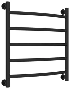 Полотенцесушитель водяной Сунержа Галант+ 31-0200-6060 600х600 нержавеющая сталь, универсальное подключение, черный матовый
