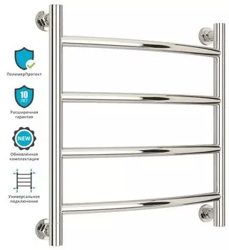 Полотенцесушитель водяной Сунержа Галант+ 500х500, 00-0200-5050, универсальное подключение, хром