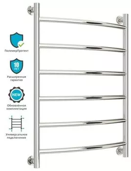 Полотенцесушитель водяной Сунержа Галант+ 800х600, 00-0200-8060, универсальное подключение, хром