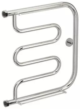 Полотенцесушитель водяной Сунержа Лира 00-0012-5050 500х500 1" нержавеющая сталь 2 полочки