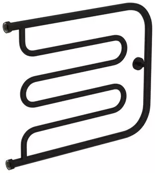 Полотенцесушитель водяной Сунержа Лира 31-0011-5065 500х650 1" нержавеющая сталь, черный матовый