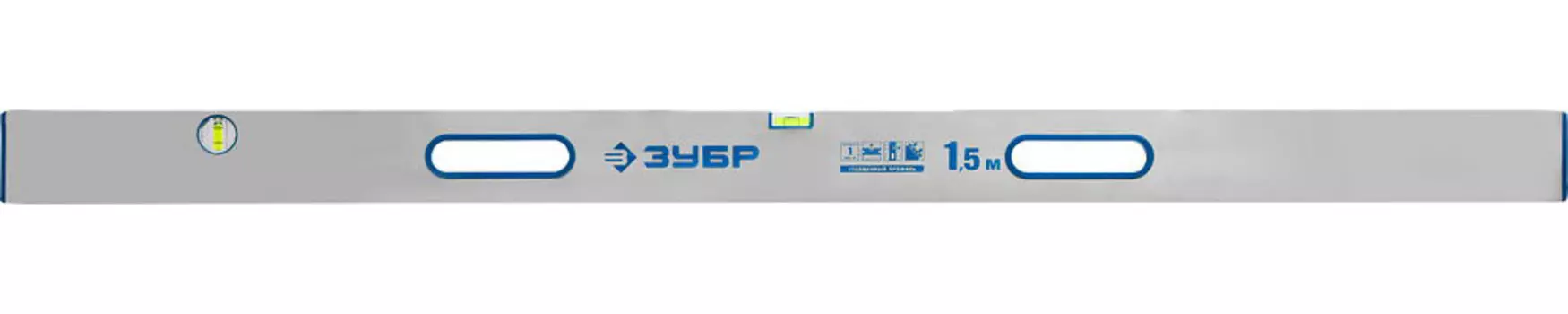 Правило-уровень Зубр с ручками ППУ-Р 1075-1.5_z01, 1.5 м