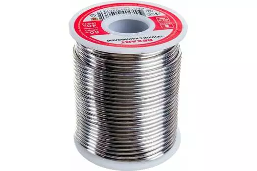 Припой с канифолью Rexant