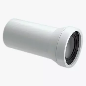 Прямая короткая фановая труба D90-110мм MRWC3, длина 260мм