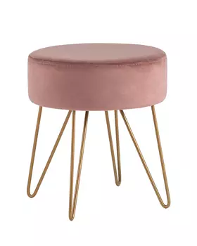 Пуф Stool Group Спейси велюр пыльно-розовый