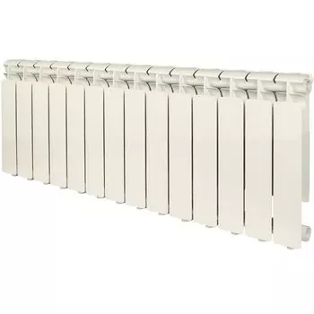 Радиатор алюминиевый Stout-Bravo 350/80мм 14-секций, 1820Вт