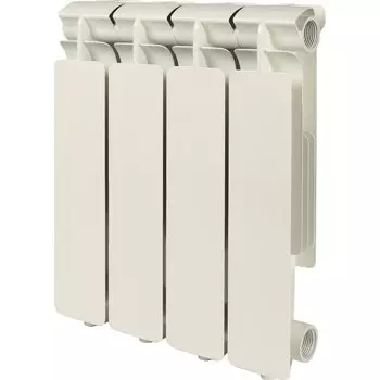 Радиатор алюминиевый Stout-Bravo 350/80мм 4-секции, 520Вт