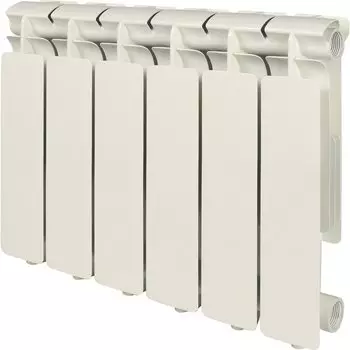 Радиатор алюминиевый Stout-Bravo 350/80мм 6-секций, 780Вт