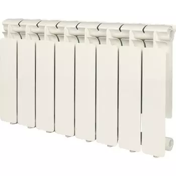 Радиатор алюминиевый Stout-Bravo 350/80мм 8-секций, 1040Вт