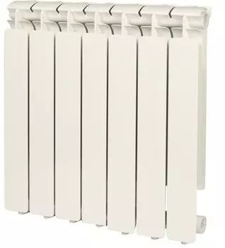 Радиатор алюминиевый Stout-Bravo 500/80мм 7-секций, 1225Вт