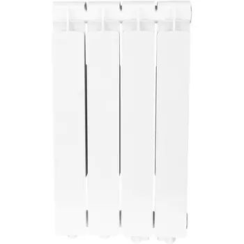 Радиатор алюминиевый Stout-Bravo SRA-0120-050004 нижнего покдлючения 500/80мм 4-секции, 700Вт подключение справа