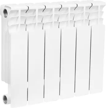 Радиатор биметаллический Stout-Space SRB-0310-035006 350/90мм 6-секций, 804Вт