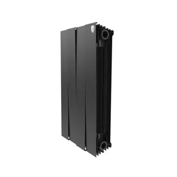 Радиатор биметаллический Royal Thermo Piano Forte 500/100мм, 4-секции, 756 Вт, Noir Sable