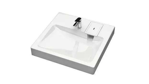 Раковина Bergg Монако V051D001 595х585, над стиральной машиной, белая