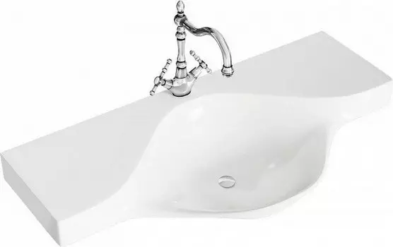 Раковина мебельная Аквелла Brpadway Brw.11.04.D к тумбе, 110 х 56