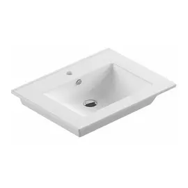 Раковина Равал Quadro QDR75SLWB01 75 см, белая