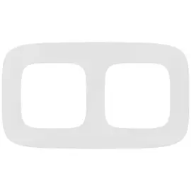 Рамка 2 поста Valena ALLURE универсальная; бел.