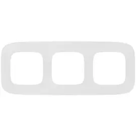 Рамка 3 поста Valena ALLURE универсальная; бел.