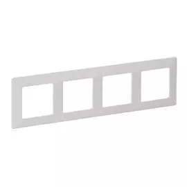 Рамка 4 поста Valena LIFE универсальная; бел.