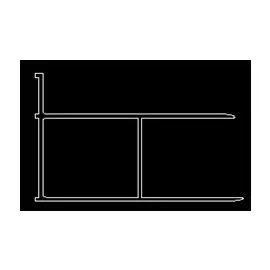 Расширительный алюминиевый профиль AVEK