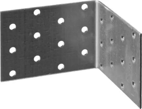 Равносторонний крепежный уголок Зубр 310206-060-080 УКР-2.0 60х80х80 х 2 мм
