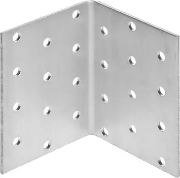 Равносторонний крепежный уголок Зубр 310206-080-060 УКР-2.0 80х60х60 х 2 мм