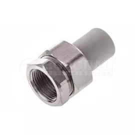 Разборное соединение 25х3/4" ВР, цвет серый