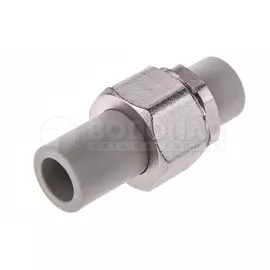 Разборное соединение 25мм, цвет серый