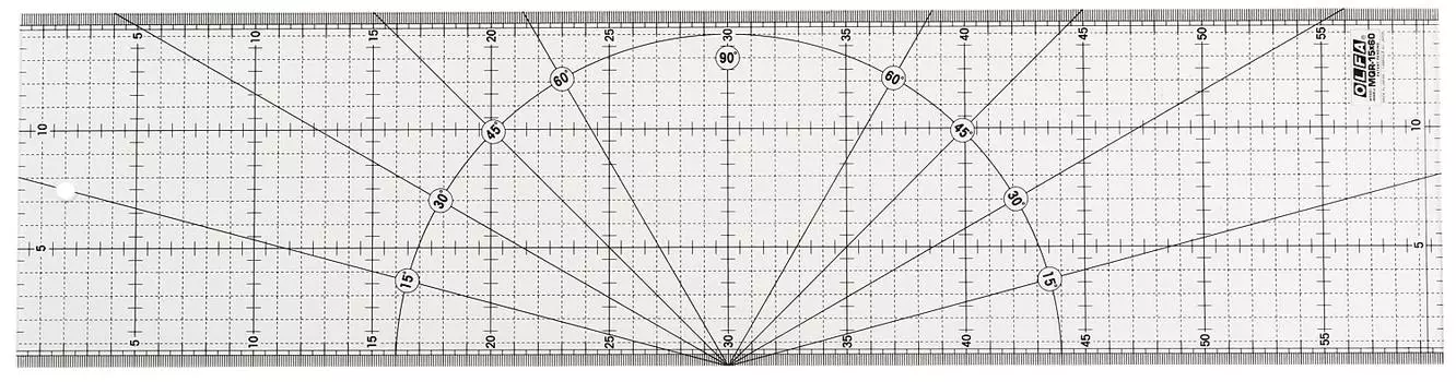 Разметочная метрическая линейка OLFA
